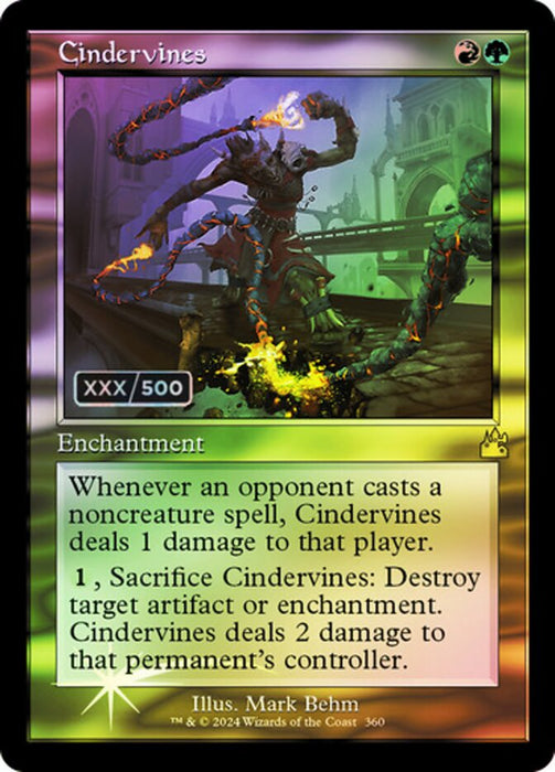 Cindervines - Retro Frame (Foil)