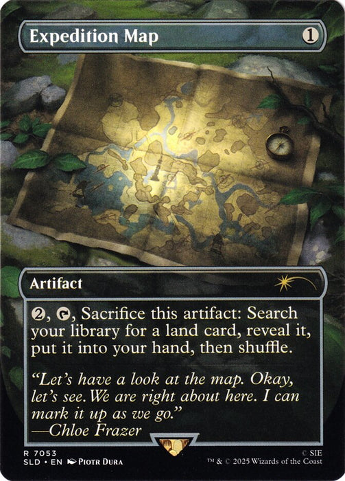Expedition Map - Borderless - Full Art - Inverted (Foil)