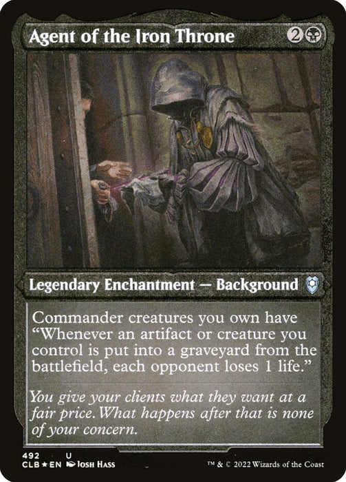 Agent of the Iron Throne - Etched - Inverted - Legendary - Etched (Foil)