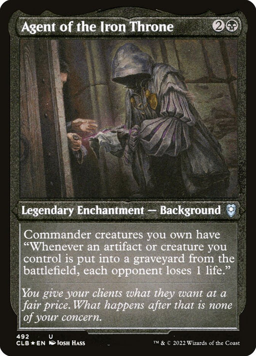 Agent of the Iron Throne - Etched - Inverted - Legendary - Etched (Foil)