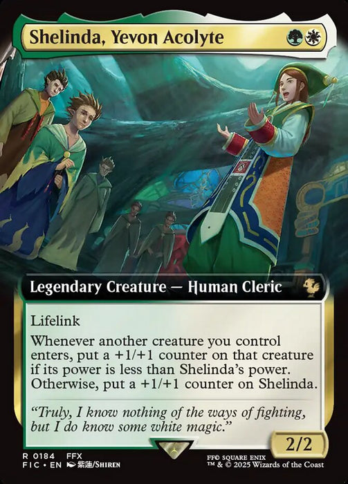 Shelinda, Yevon Acolyte - Extended Art - Legendary (Foil)