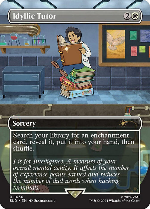 Idyllic Tutor - Borderless - Inverted