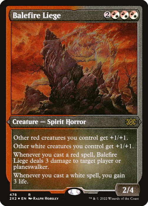 Balefire Liege - Etched - Inverted - Etched (Foil)