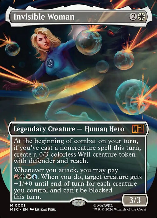 Invisible Woman - Borderless - Inverted - Legendary (Foil)