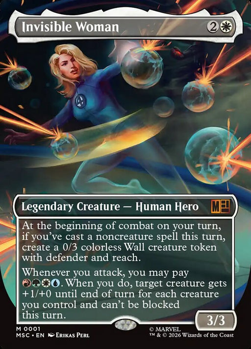 Invisible Woman - Borderless - Inverted - Legendary (Foil)