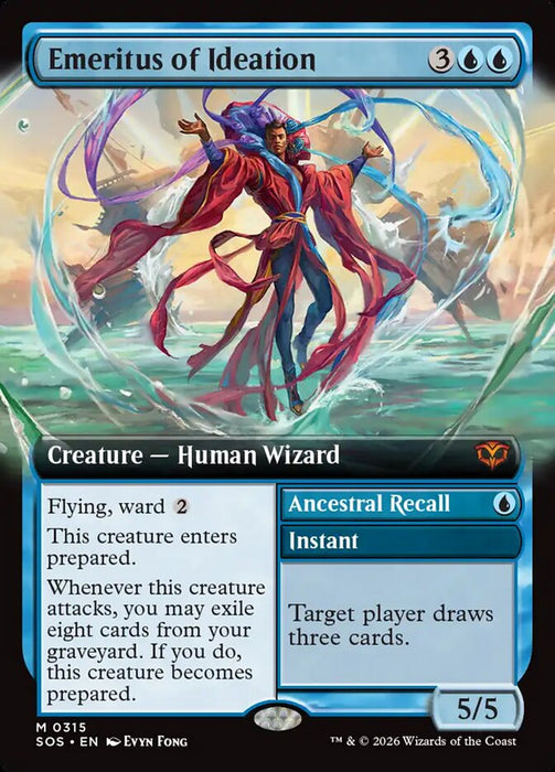 Emeritus of Ideation // Ancestral Recall - Extended Art