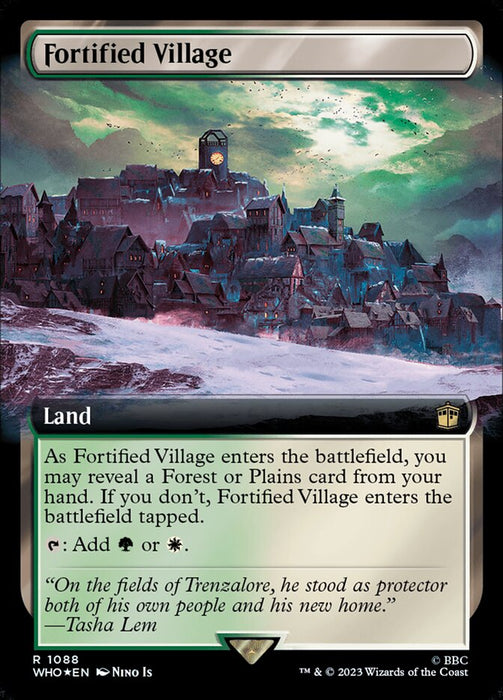 Fortified Village - Extended Art - Surge Foil (Foil)