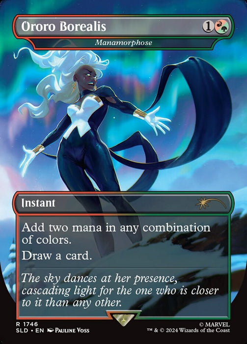 Ororo Borealis - Manamorphose - Borderless - Full Art - Inverted