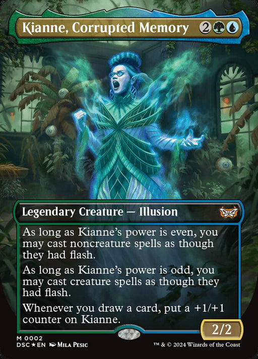 Kianne, Corrupted Memory - Borderless - Full Art - Inverted - Legendary