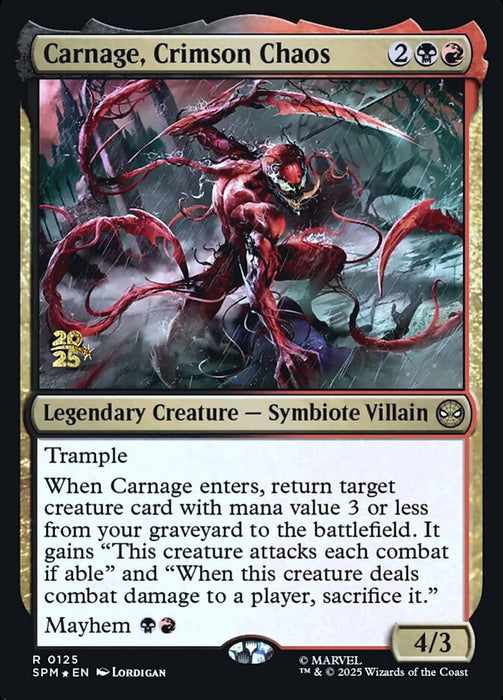 Carnage, Crimson Chaos - Legendary (Foil)