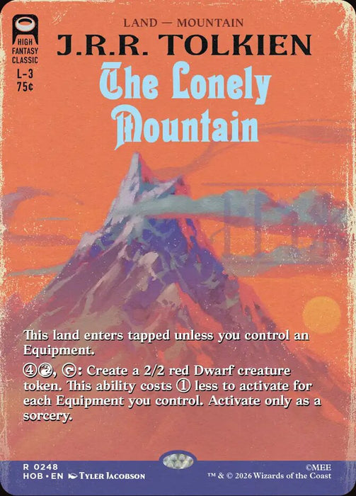 The Lonely Mountain - Borderless (Foil)