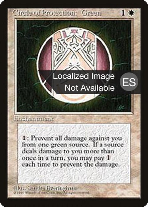Circulo de protección: Verde - Circle of Protection: Green