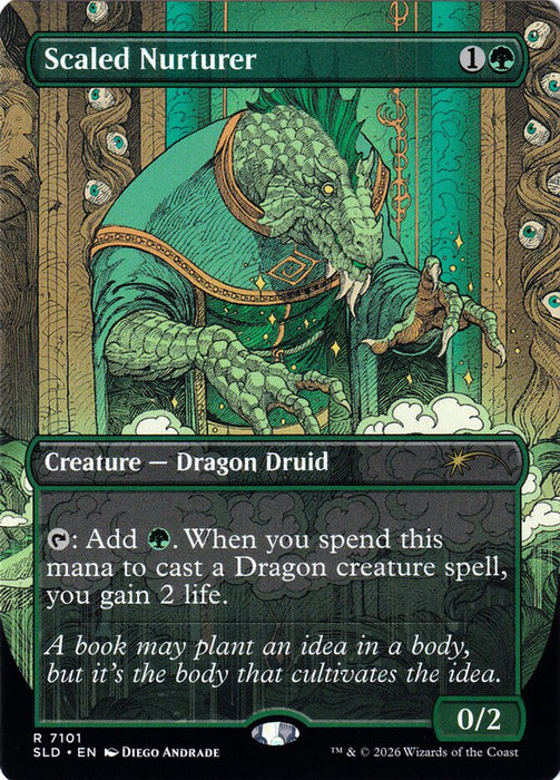 Scaled Nurturer - Borderless - Inverted (Foil)