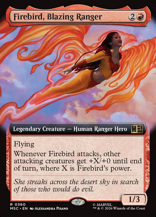 Firebird, Blazing Ranger - Extended Art - Legendary