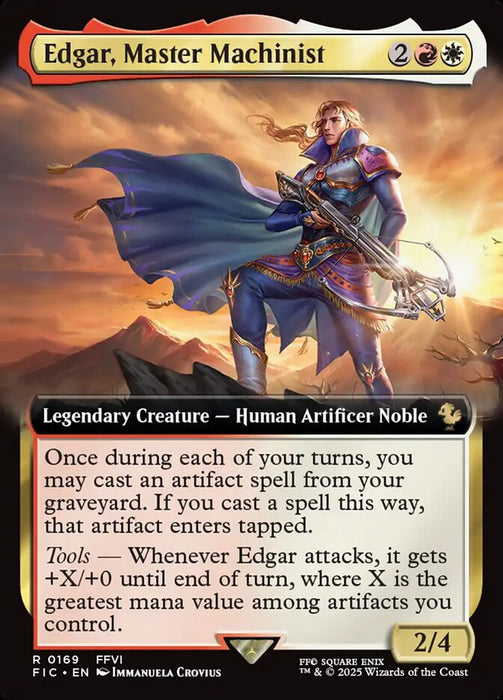 Edgar, Master Machinist - Extended Art - Legendary