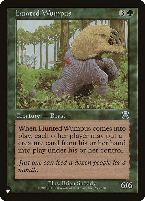 Hunted Wumpus - Retro Frame