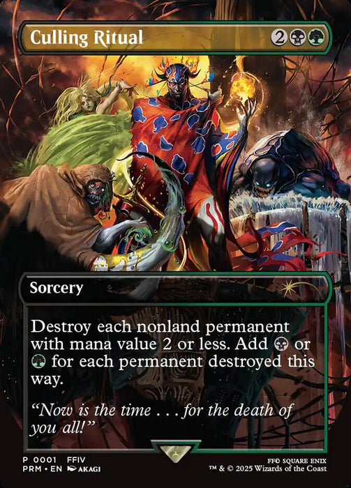 Culling Ritual - Borderless - Full Art - Inverted