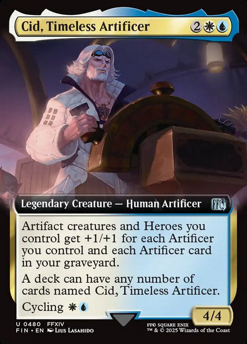 Cid, Timeless Artificer - Legendary - Extended Art (Foil)