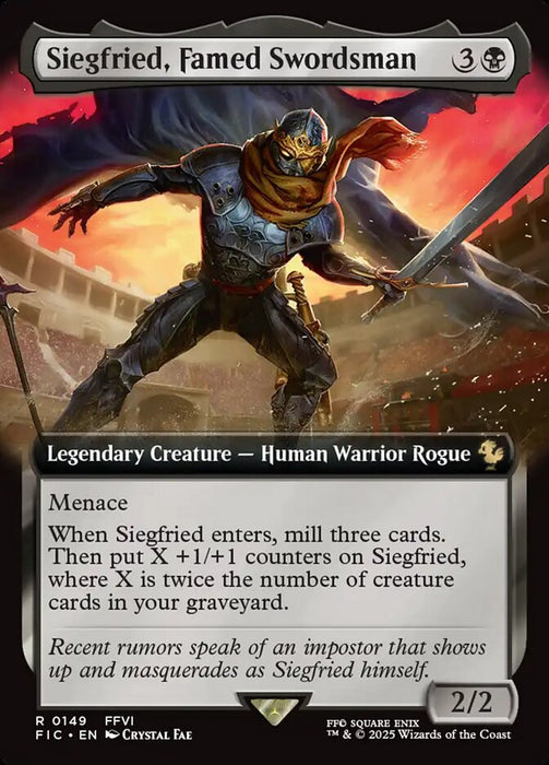 Siegfried, Famed Swordsman - Extended Art - Legendary (Foil)