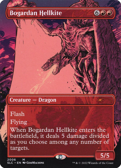 Bogardan Hellkite - Borderless - Full Art - Inverted (Foil)