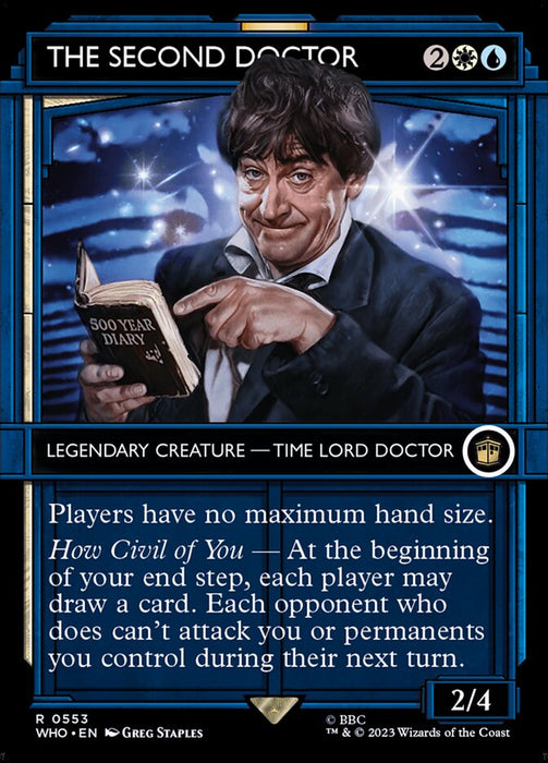 The Second Doctor - Borderless - Inverted - Legendary - Showcase (Foil)