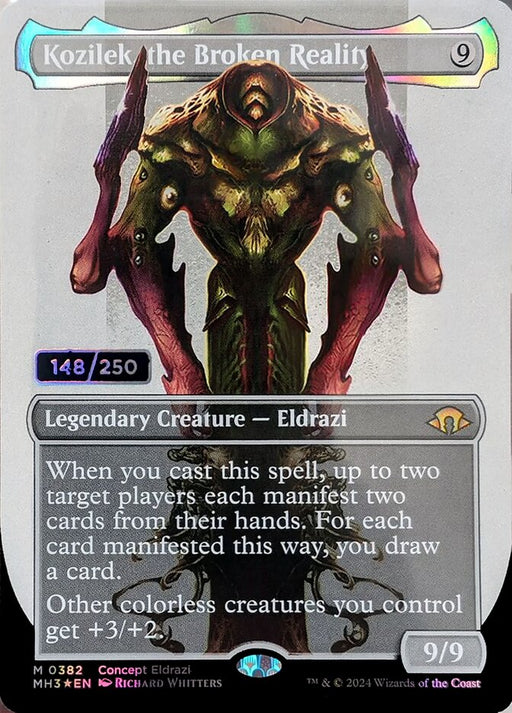 Kozilek, the Broken Reality - Borderless - Full Art - Inverted - Legendary (Foil)