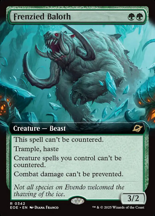 Frenzied Baloth - Extended Art