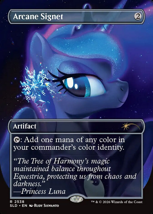 Arcane Signet - Borderless - Inverted (Foil)