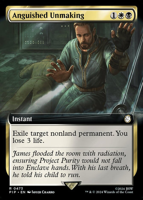Anguished Unmaking - Extended Art (Foil)