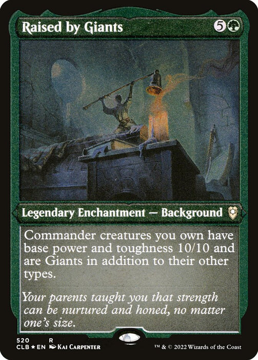Raised by Giants - Etched - Inverted - Legendary - Etched (Foil)
