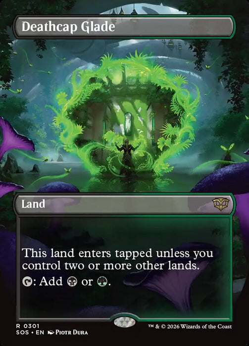 Deathcap Glade - Borderless - Full Art - Inverted