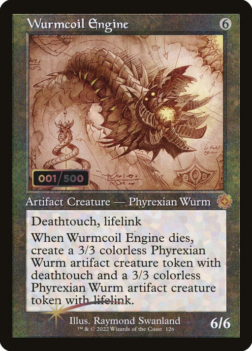 Wurmcoil Engine - Retro Frame (Foil)