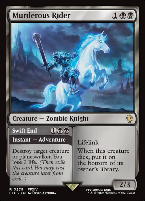 Murderous Rider // Swift End - Surge Foil (Foil)