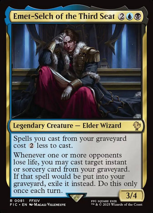 Emet-Selch of the Third Seat - Legendary - Surge Foil