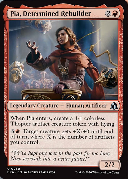 Pia, Determined Rebuilder (Foil)