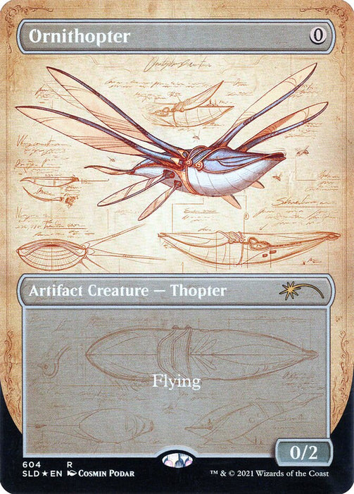 Ornithopter - Borderless - Full Art - Inverted (Foil)