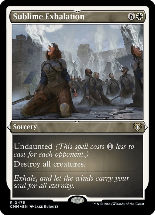 Sublime Exhalation - Etched - Inverted - Etched (Foil)