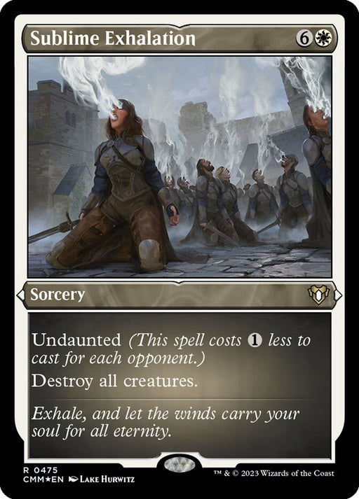 Sublime Exhalation - Etched - Inverted - Etched (Foil)