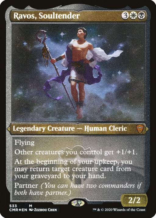 Ravos, Soultender - Etched - Inverted - Legendary - Etched (Foil)