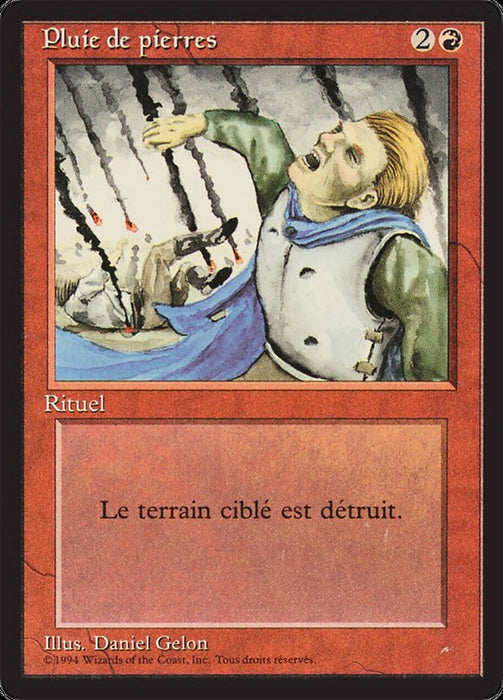 Pluie de pierres - Stone Rain