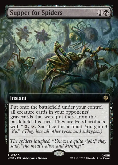 Supper for Spiders - Extended Art