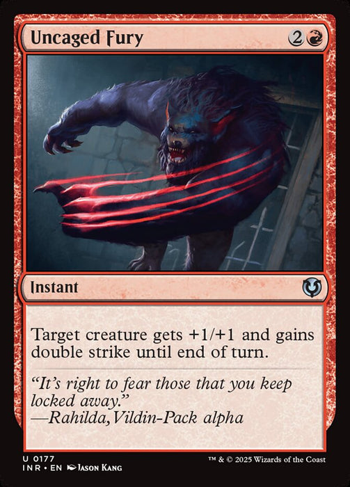 Uncaged Fury (Foil)