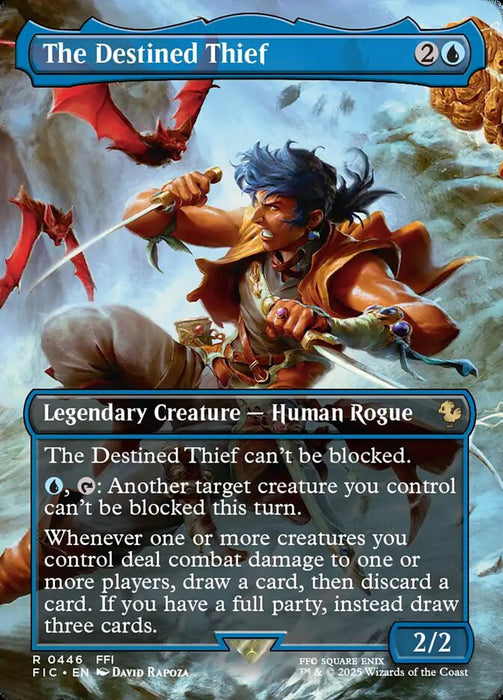 The Destined Thief - Borderless - Full Art - Inverted - Legendary (Foil)