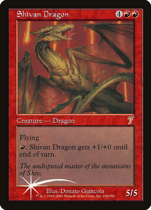 Shivan Dragon (Foil)