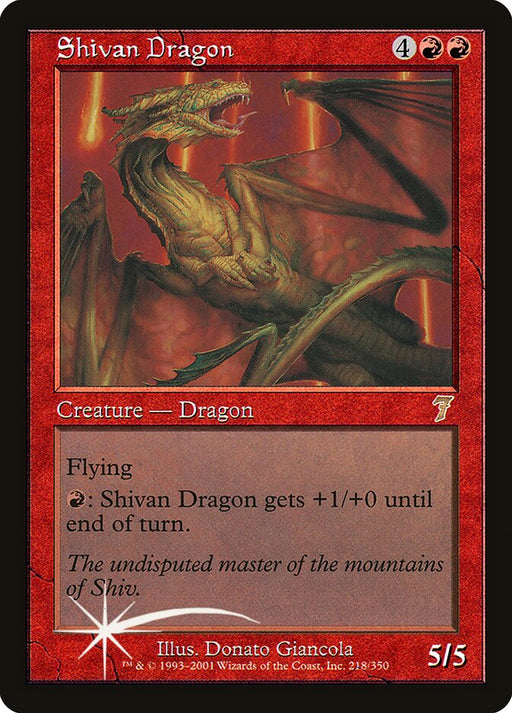Shivan Dragon (Foil)