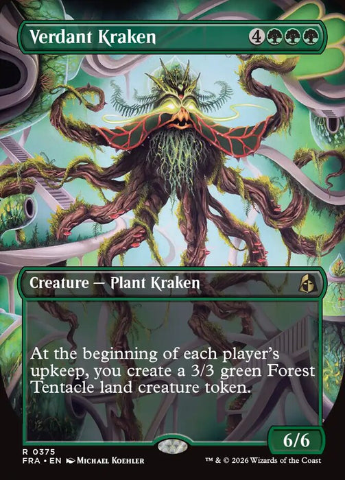 Verdant Kraken - Borderless (Foil)