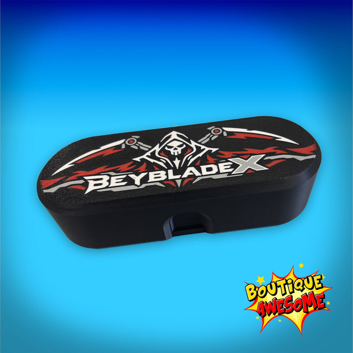 BEYBLADE X, DECK CASE, Blood Reaper (rounded)  – Awesome Essentials