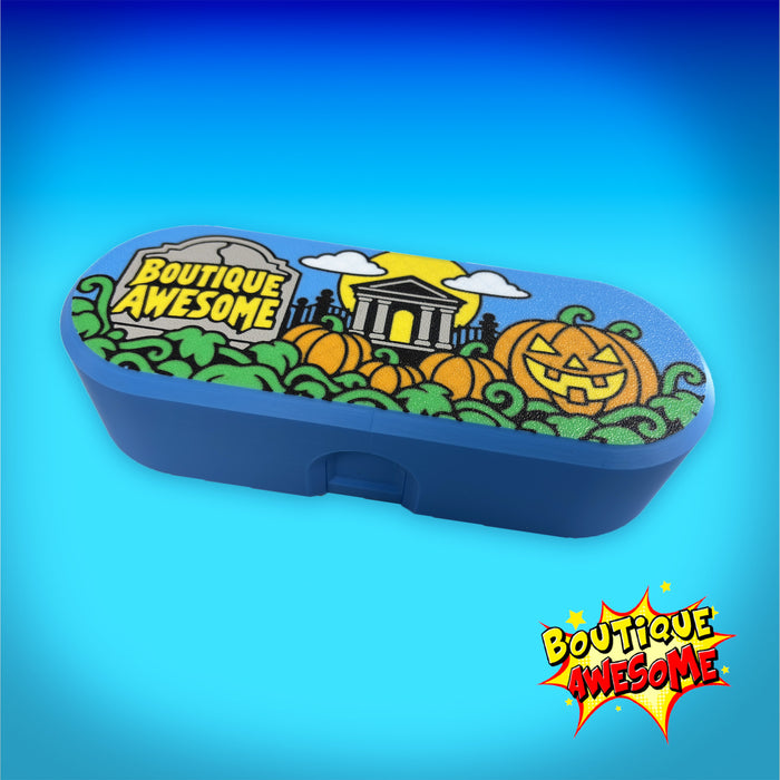 BEYBLADE X, DECK CASE, Pumpkin Smash (rounded)  – Awesome Essentials