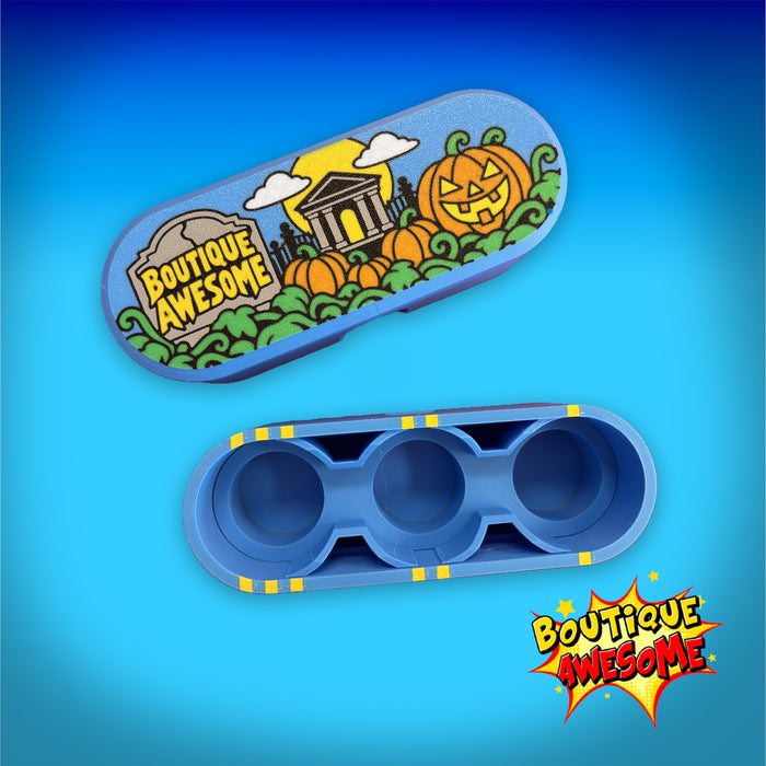 BEYBLADE X, DECK CASE, Pumpkin Smash (rounded)  – Awesome Essentials