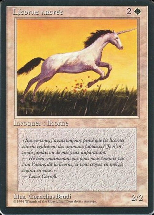 Licorne nacrée - Pearled Unicorn
